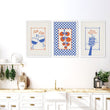 Kitchen Artwork | Set of 3 Italian Lifestyle Wall art Prints