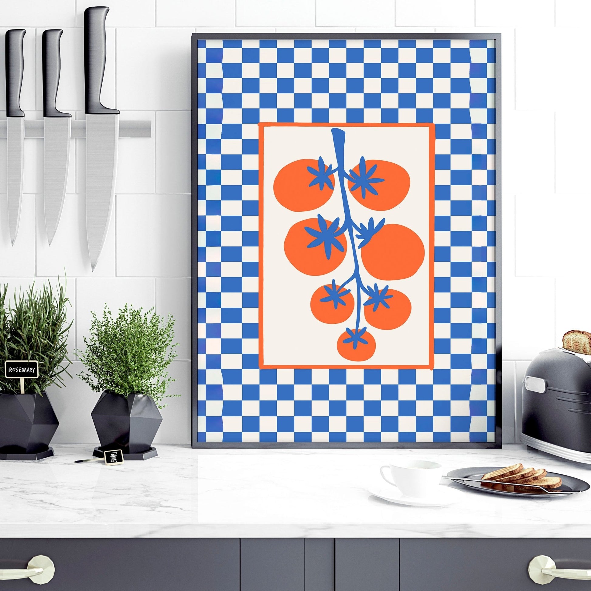 Kitchen Artwork | Set of 3 Italian Lifestyle Wall art Prints
