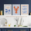 Kitchen Gallery Walls | Set of 3 Italian Lifestyle Wall art Prints