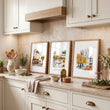 Kitchen wall art for Wall Autumn Paris Watercolour 