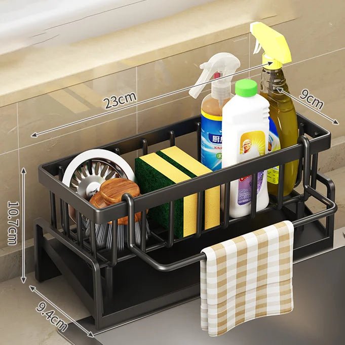 Kitchen Shelf Rag Storage Drainage Shelf No - Punch Storage Rack Home Spice Rack Sink Tap Sink Drainage Rack Kitchen Accessories