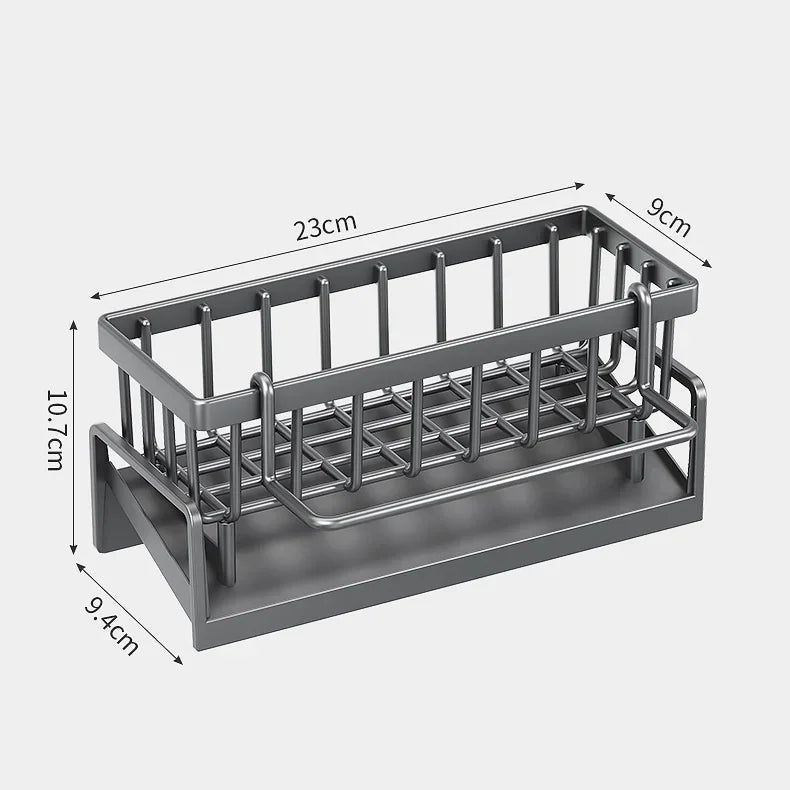 Kitchen Shelf Rag Storage Drainage Shelf No - Punch Storage Rack Home Spice Rack Sink Tap Sink Drainage Rack Kitchen Accessories