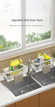 Kitchen Shelf Rag Storage Drainage Shelf No - Punch Storage Rack Home Spice Rack Sink Tap Sink Drainage Rack Kitchen Accessories