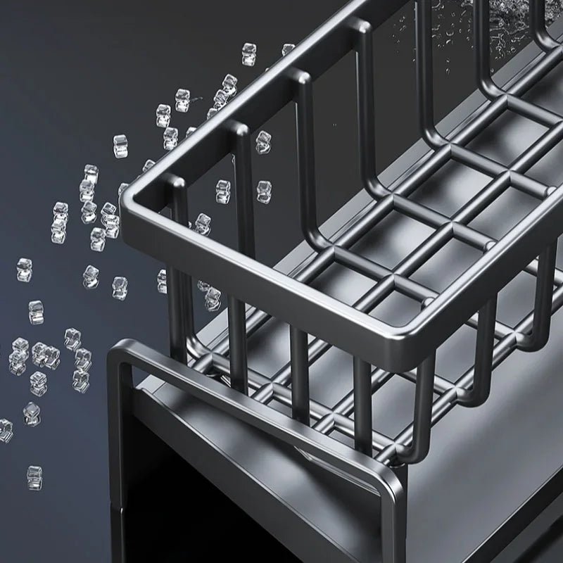 Kitchen Shelf Rag Storage Drainage Shelf No - Punch Storage Rack Home Spice Rack Sink Tap Sink Drainage Rack Kitchen Accessories