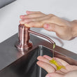 Kitchen Soap Dispensers 500ml Build in Dispenser Soap For Kitchen Bathroom Accessories Stainless Steel Pump Liquid PE Bottle