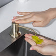 Kitchen Soap Dispensers 500ml Build in Dispenser Soap For Kitchen Bathroom Accessories Stainless Steel Pump Liquid PE Bottle