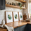 kitchen wall artwork displayed on a wall in a styled room — view 4