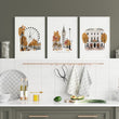 Kitchen Wall Decor London Travel Art wall art | 