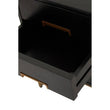 Kochi Black Side Table with 3 Drawers