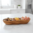Kora 3 Section Olive Wood Antipasti Dish