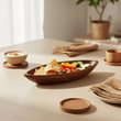 Kora Acacia Boat Shaped Serving Dish