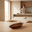 Kora Acacia Boat Shaped Serving Dish