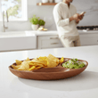 Kora Acacia Chip And Dip Serving Dish