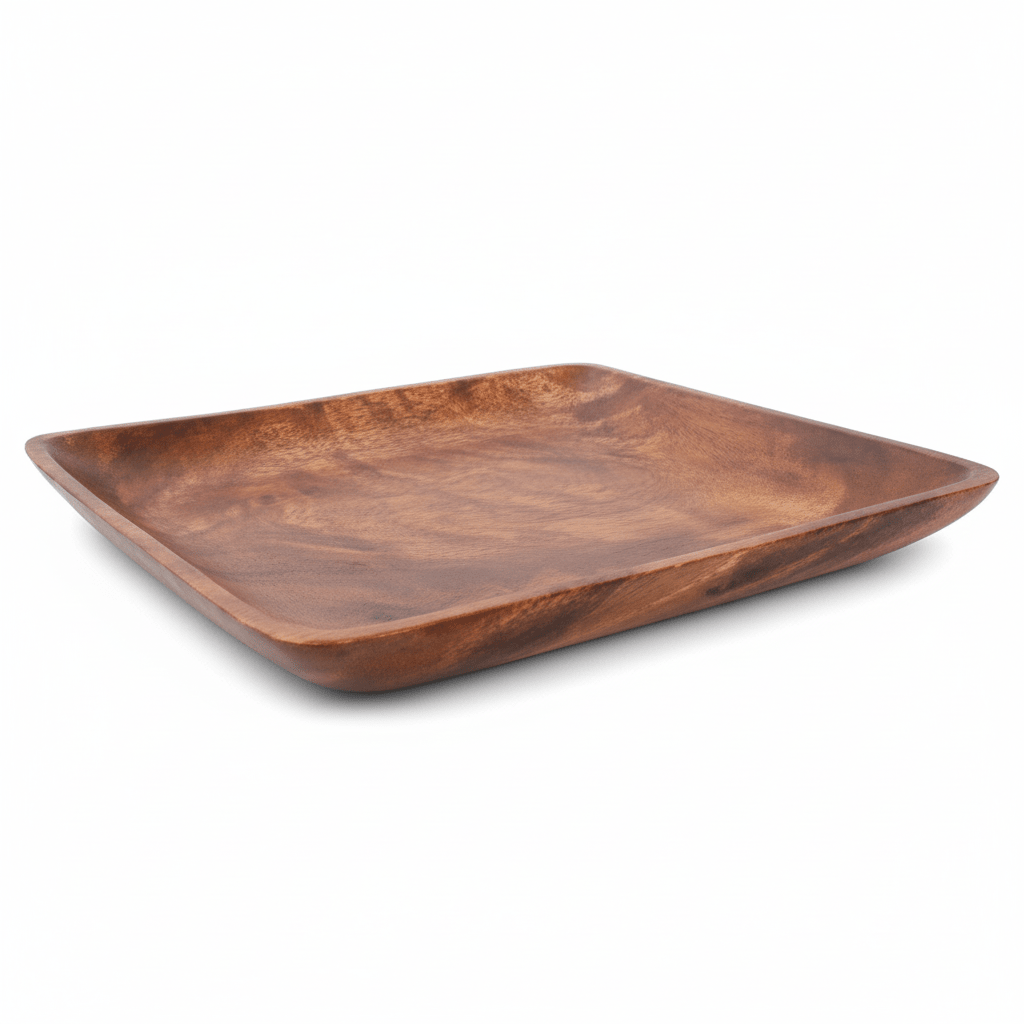 Kora Acacia Curved Sides Serving Platter