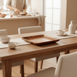 Kora Acacia Curved Sides Serving Platter
