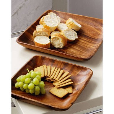 Kora Acacia Curved Sides Serving Platter