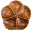 Kora Acacia Five Section Flower Serving Dish
