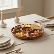 Kora Acacia Five Section Round Serving Dish