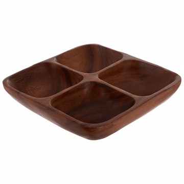 Kora Acacia Four Section Serving Dish