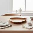 Kora Acacia Large Curved Triangular Serving Dish