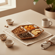 Kora Acacia Large Four Section Serving Dish