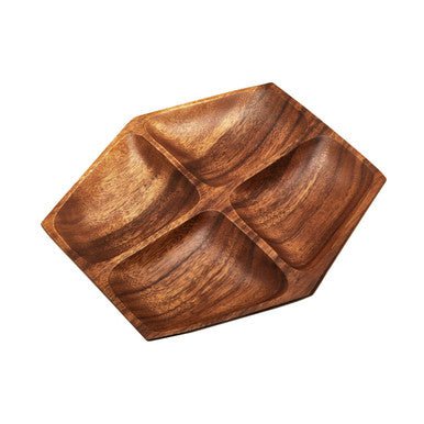 Kora Acacia Large Four Section Serving Dish