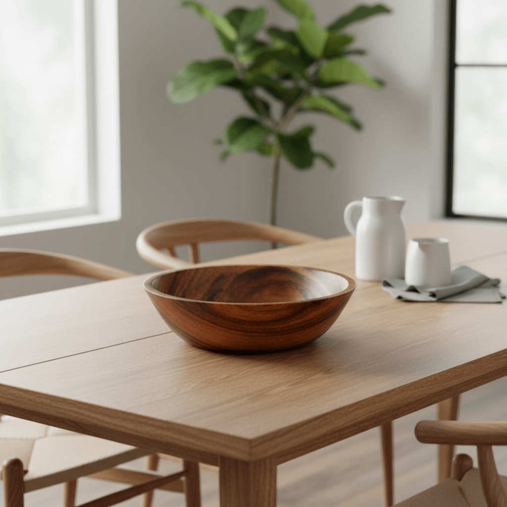 Kora Acacia Large Round Bowl