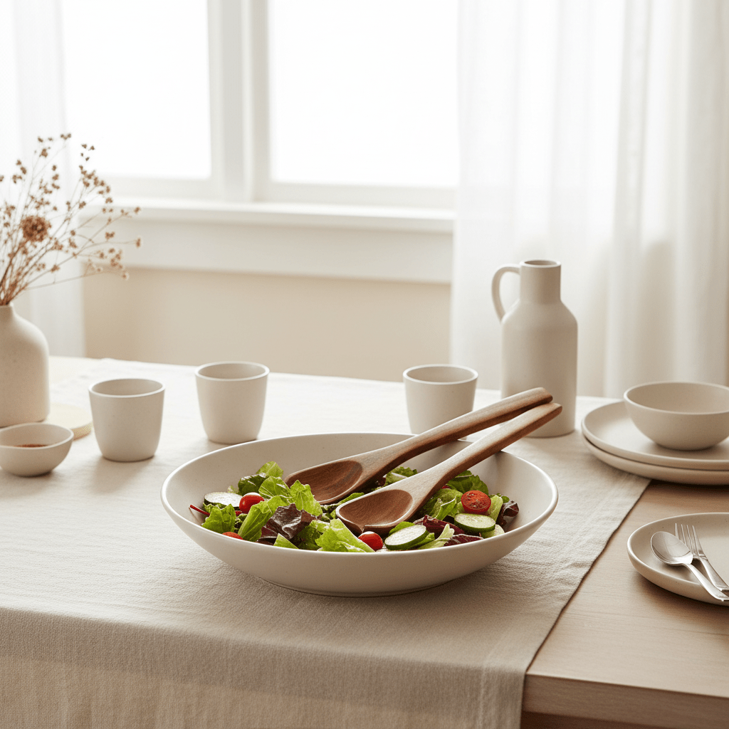 Kora Acacia Large Salad Servers