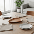 Kora Acacia Medium Curved Triangular Serving Dish