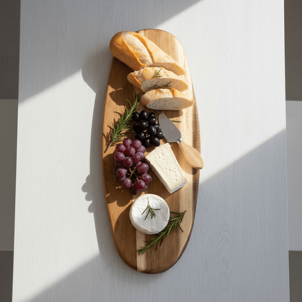 Kora Acacia Oval Serving And Chopping Board