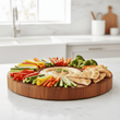 Kora Acacia Round Chopping And Serving Board