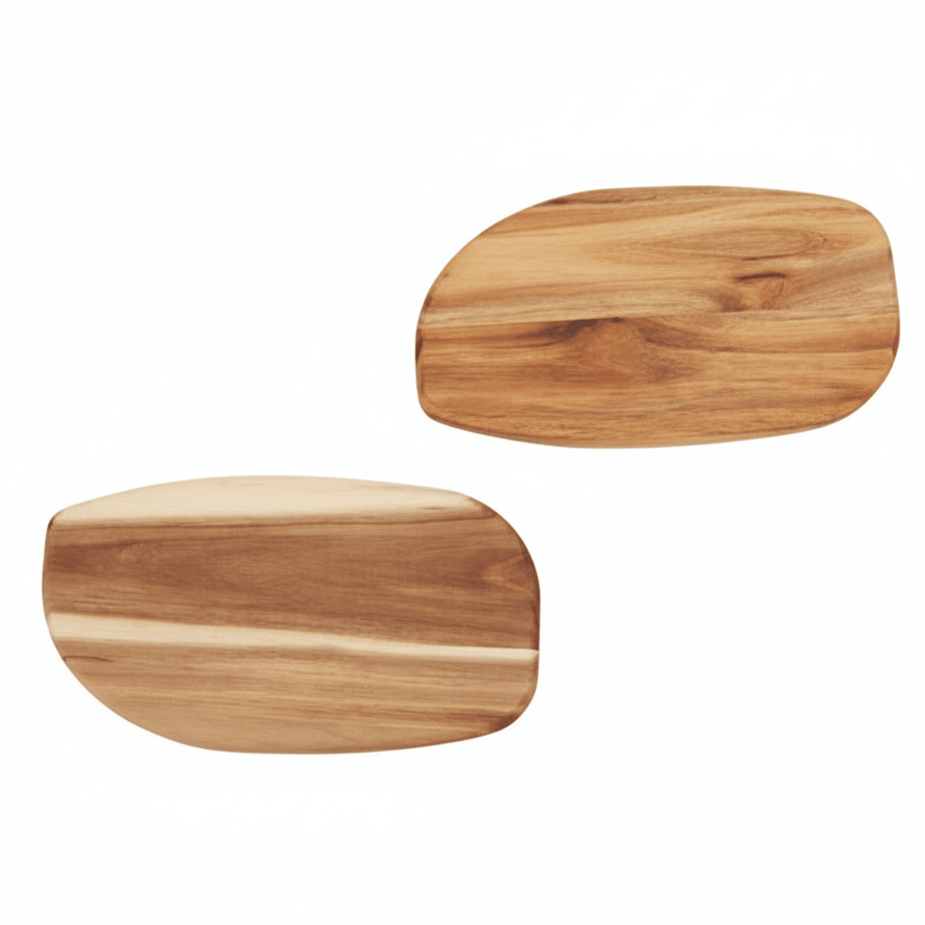 Kora Acacia Set Of 2 Serving And Chopping Board