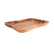Kora Acacia Small Curved Rectangle Serving Dish
