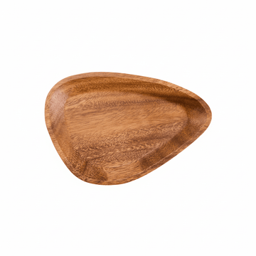 Kora Acacia Small Curved Triangular Serving Dish