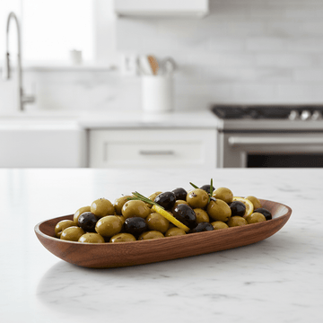 Kora Acacia Small Oval Serving Dish