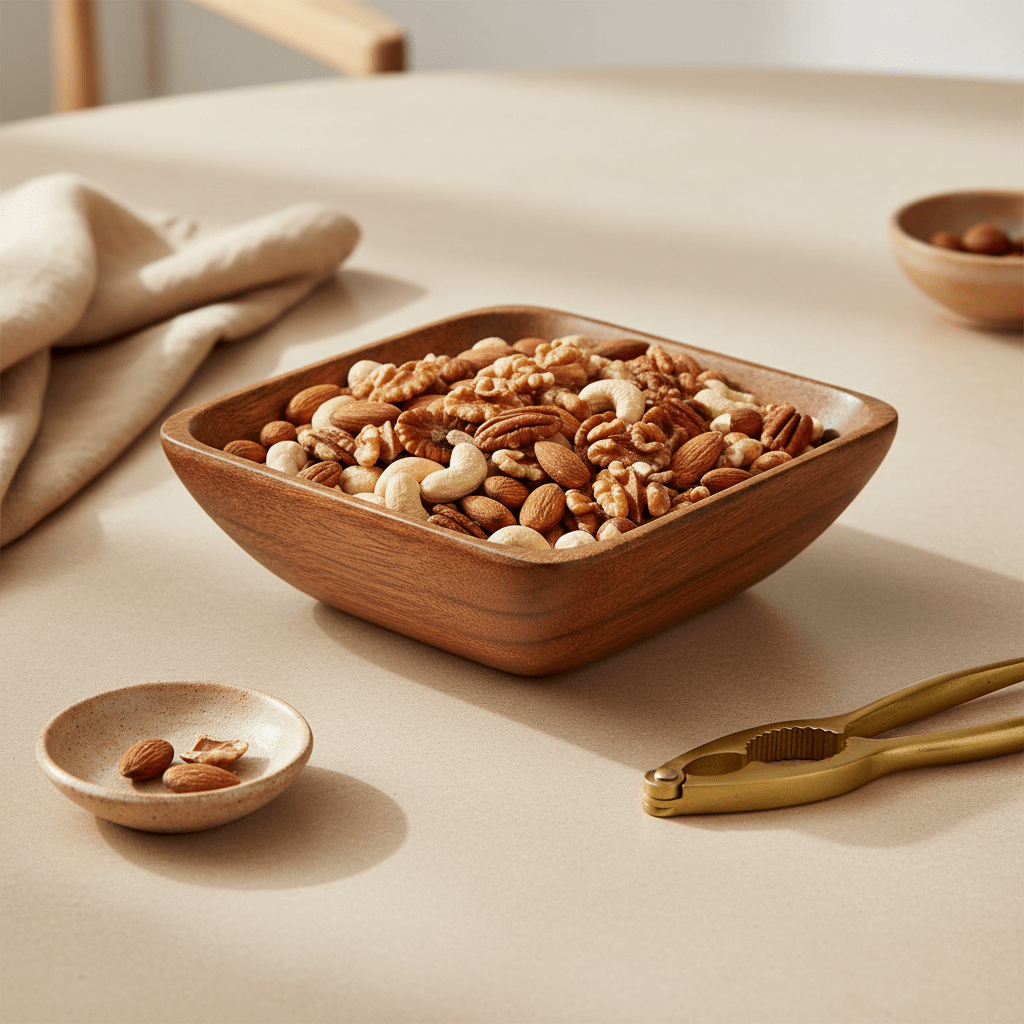 Kora Acacia Small Square Serving Bowl