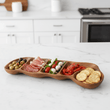 Kora Acacia Wood Five Section Antipasti Dish