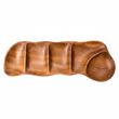 Kora Acacia Wood Five Section Antipasti Dish