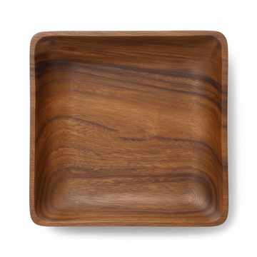 Kora Acacia Wood Large Square Platter