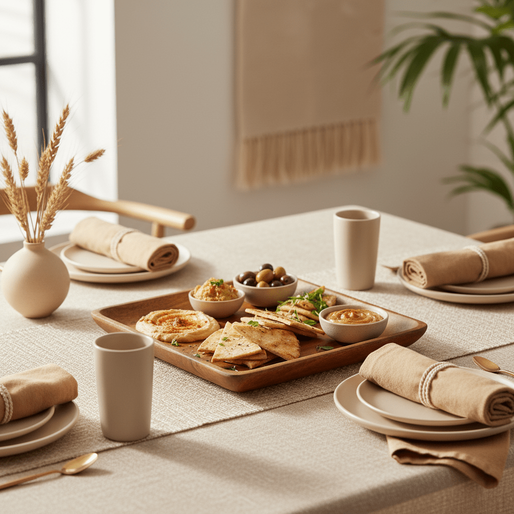 Kora Acacia Wood Large Square Platter