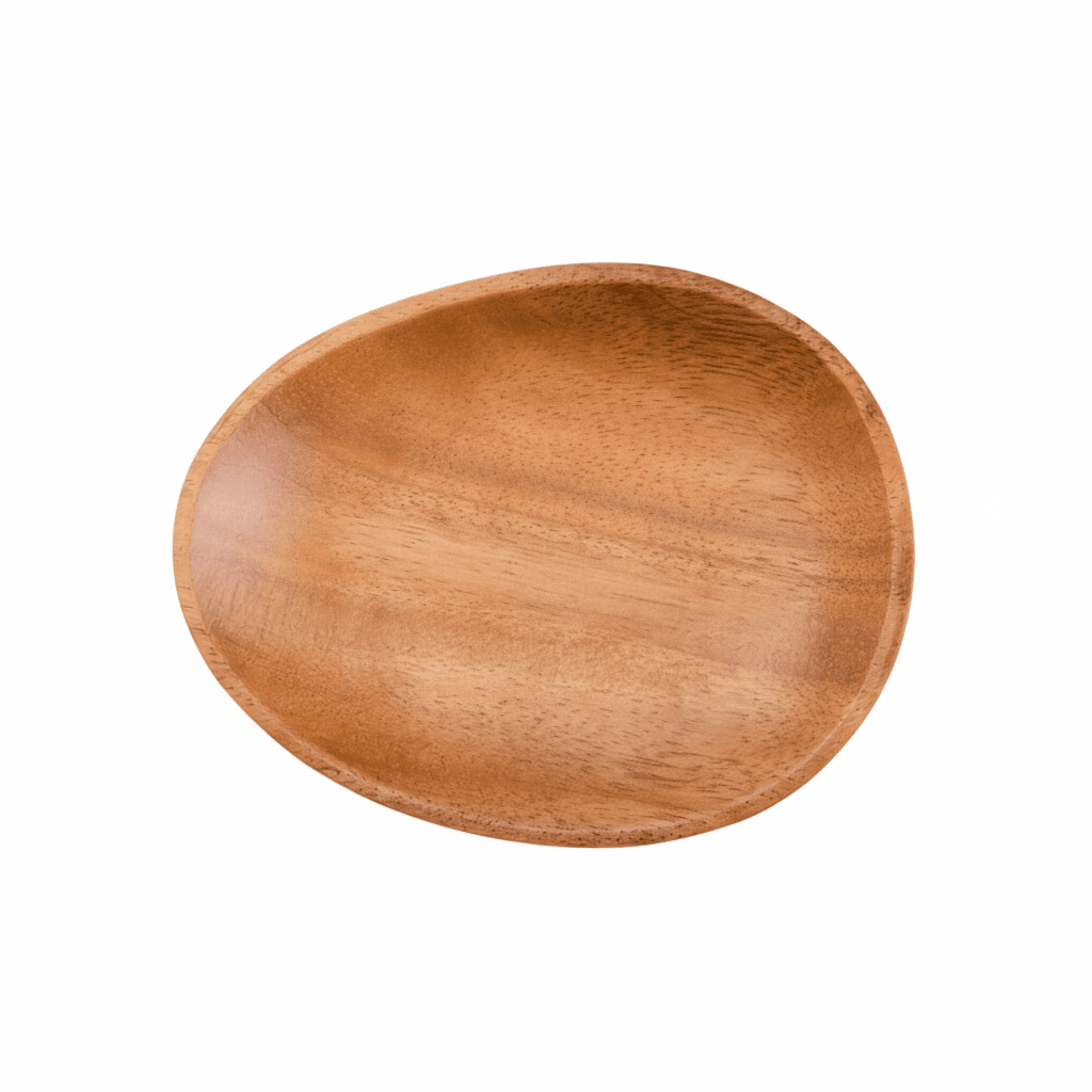Kora Acacia Wood Small Oval Plate
