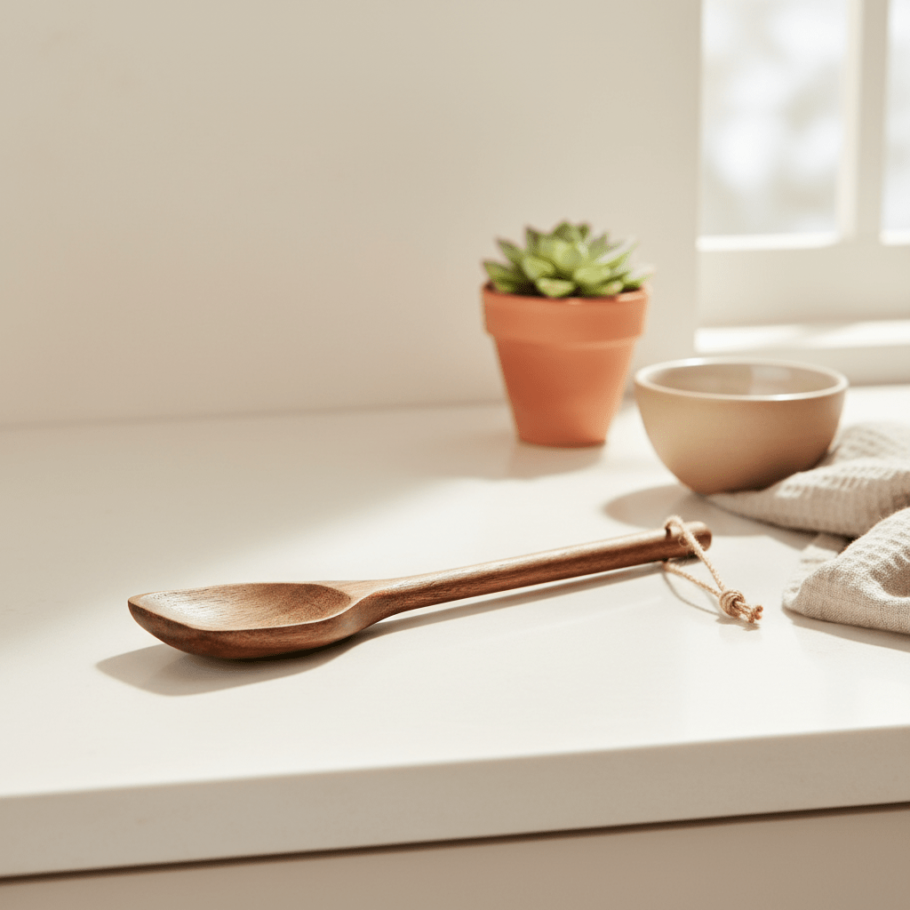Kora Acacia Wood Solid Spoon