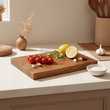 Kora Dark Acacia Rectangular Chopping And Serving Board