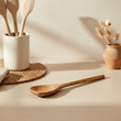Kora Olive Wood Corner Spoon