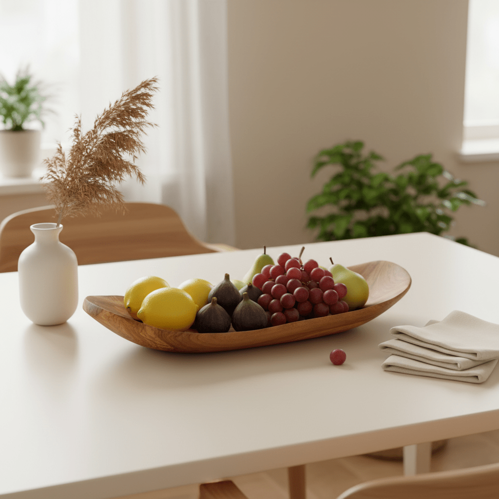 Kora Olive Wood Fruit Tray