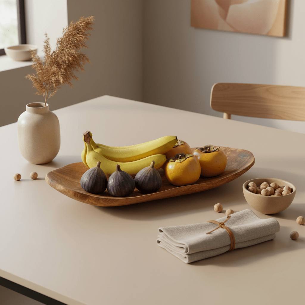 Kora Olive Wood Fruit Tray