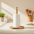 Kora Olive Wood Kitchen Roll Holder