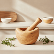 Kora Olive Wood Mortar And Pestle