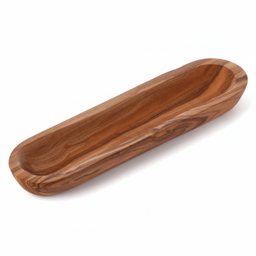 Kora Olive Wood Oval Platter