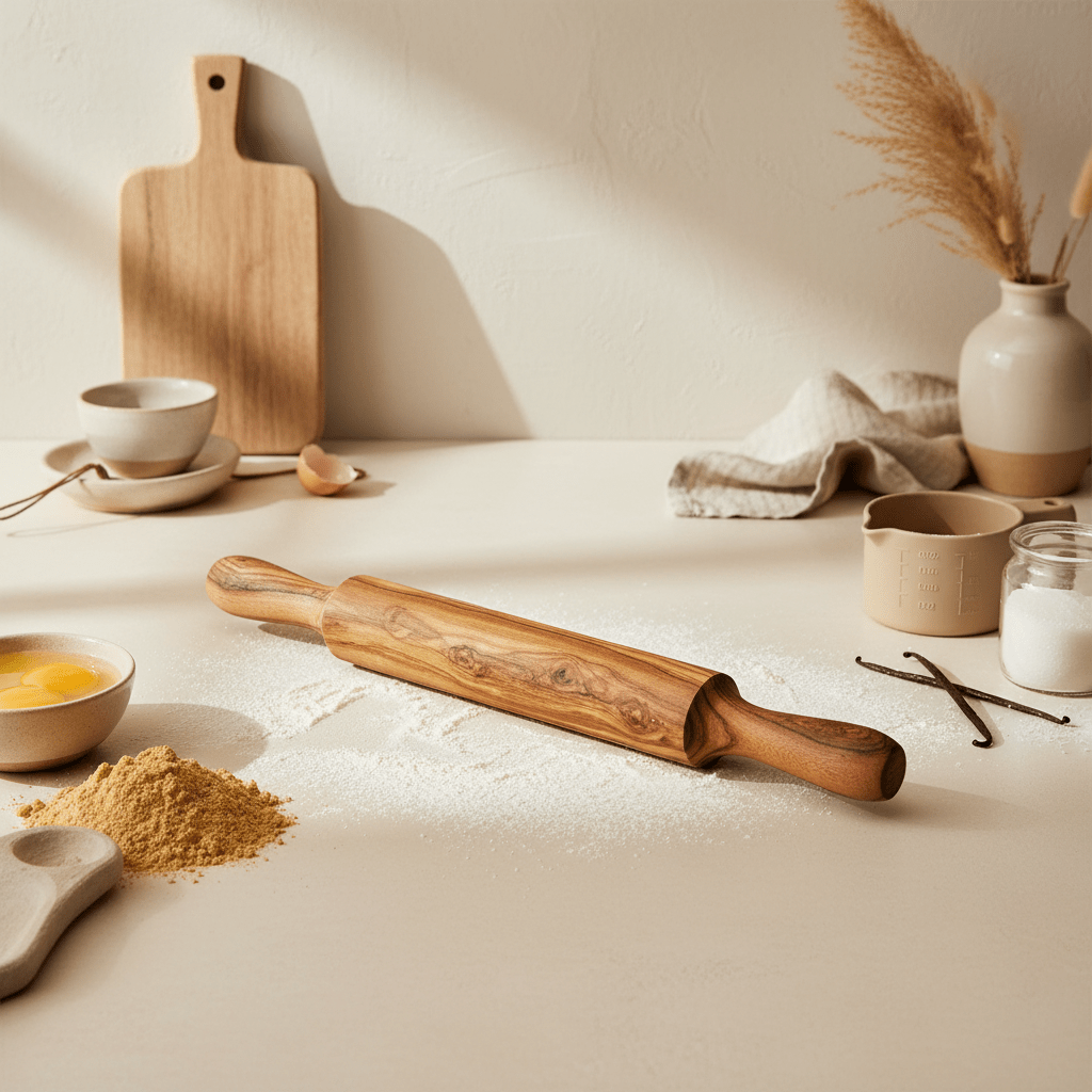 Kora Olive Wood Rolling Pin